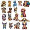 Wooden Puzzle Adult Kids Jigsaw Puzzles Puppy Dog 3D Animal Puzzles Boutique Gift Box Packaging Children Christmas Gifts Toys