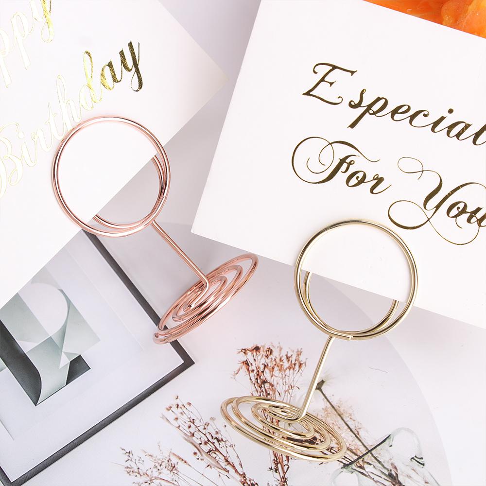 Принадлежности Зажим для бумаги Украшение рабочего стола Место Зажимы для карт Подставка для фотографий Зажимы Держатель для номеров стола