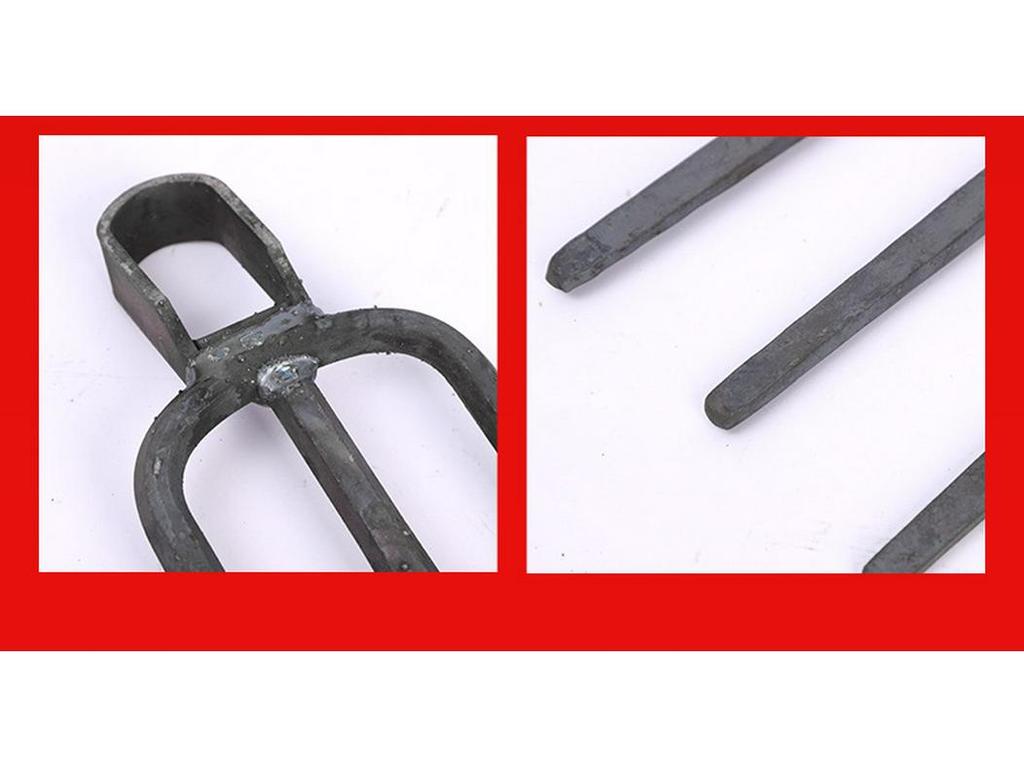 Садовая вилка и мотыга из марганцевой стали, устойчивой к ржавчине: 2, 3 и 4 зубца для копания, рыхления почвы и рекультивации земель