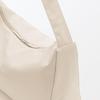 MUJI Square Shoulder Bag Made with Plant-Based Materials, Unisex, Adult, EFD02A4A, Off-White
