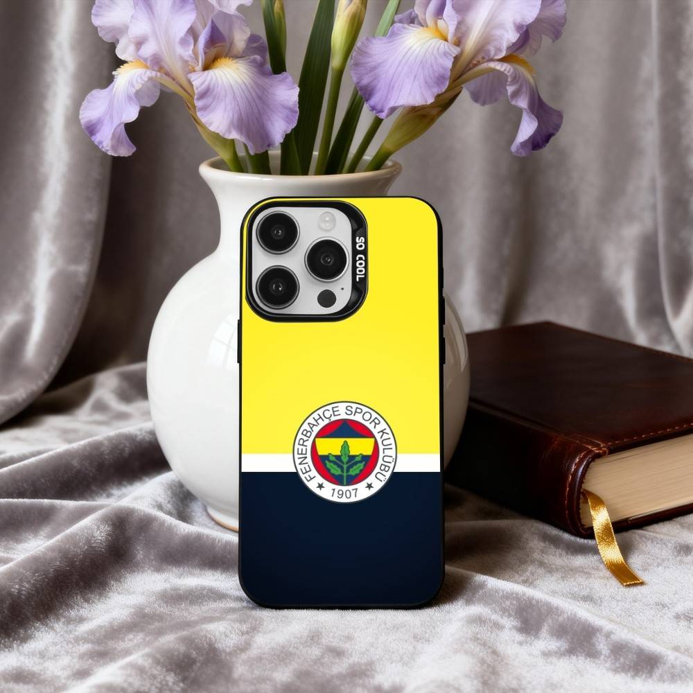 1 шт. T-Турция-Y F-Фенербахче-E Чехол для телефона для iPhone17,16,15,14,13,12,11 Plus,Pro Max Черный Конфетный серебристый чехол для телефона