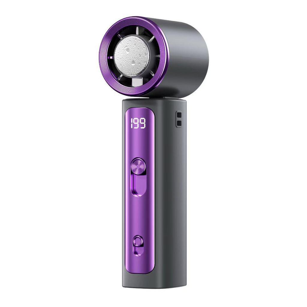 2026 Mini Handheld Cooling Fan: Silent, USB-Charged, 199 Cooling Levels