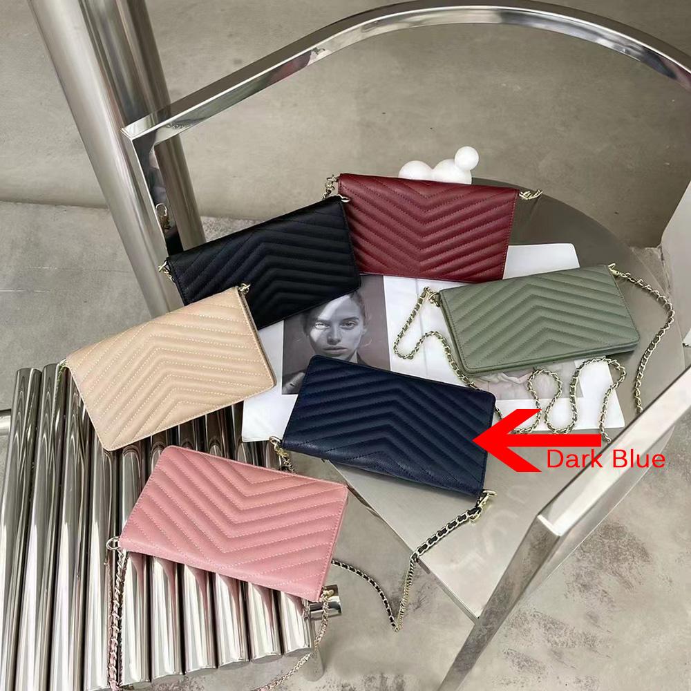 Мини Женские Сумки Кроссбоди из Натуральной Кожи Икры Плетеные Цепи Маленькая Сумка на Плечо Брендовый Стиль Стеганая Сумка Кошелек Без Логотипа