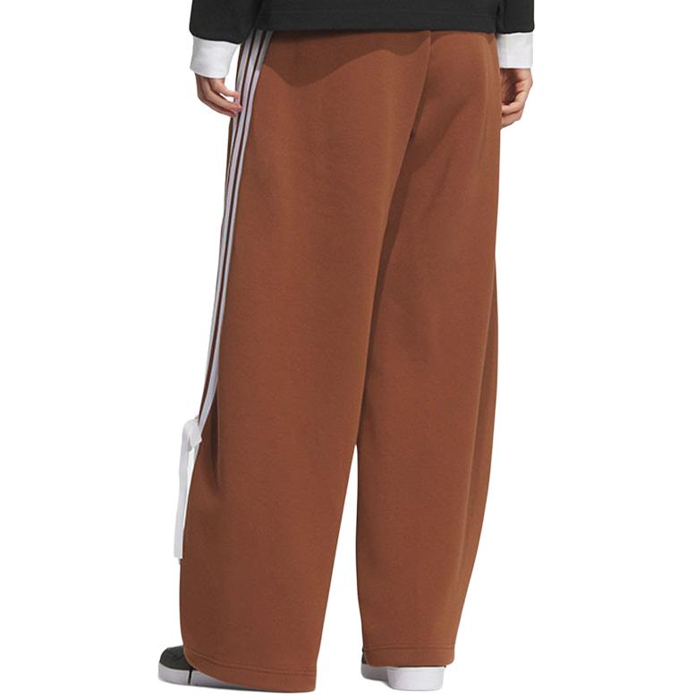 adidas Штаны с широкими штанинами Essentials 3-Stripes Коричневый Женские KG3856