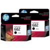 HP 682 Оригинальный картридж с черными чернилами, двойная упаковка