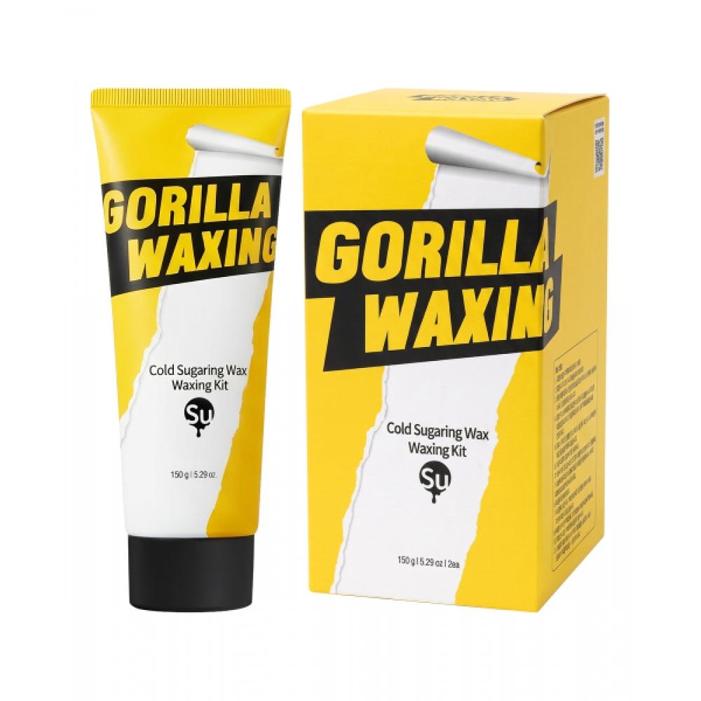 Gorilla Waxing Gorilla Waxing Холодный Сахарный Воск Набор для Восковой Эпиляции 150г Упаковка из 2 шт.