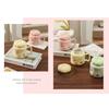 with Handle Ceramic Coffee Cup Heat-resistant Water Cup with Lid Cartoon Mirror Mug  Office