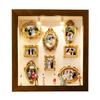 DIY Mini Photo Frame Box Lighted Memory Display Case Personalized Family Museum Silhouette Frame Kit