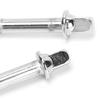 6PCS 70mm Length Drum Tension Rods Silver Percussion Replacement Screws  For Jazz Drum Kit