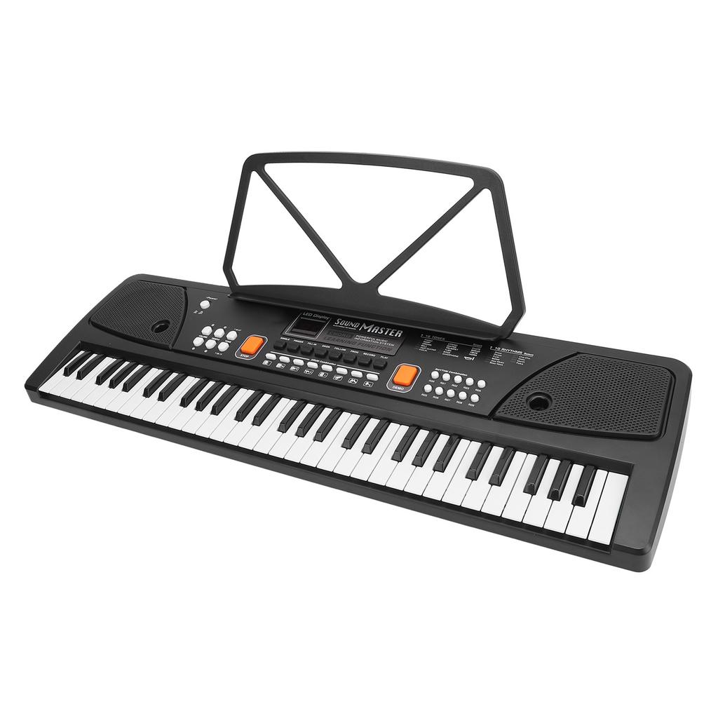 61 клавиша электронная клавиатура комплект перезаряжаемое портативное электрическое пианино для детей подарок на день рождения