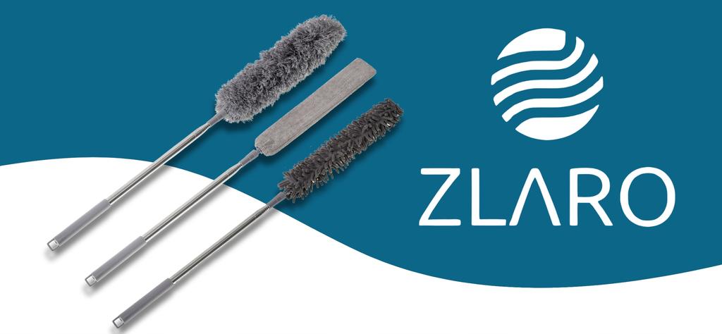 Telescopic Brush, Broom, Dust Mop, Microfiber, 280cm, 3in1, Spiderweb Set