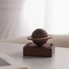 Walnut Wood Planetary Diffuser Handcrafted Aromatherapy Decor for Home Car Essential Oil-Free Wooden Gifts