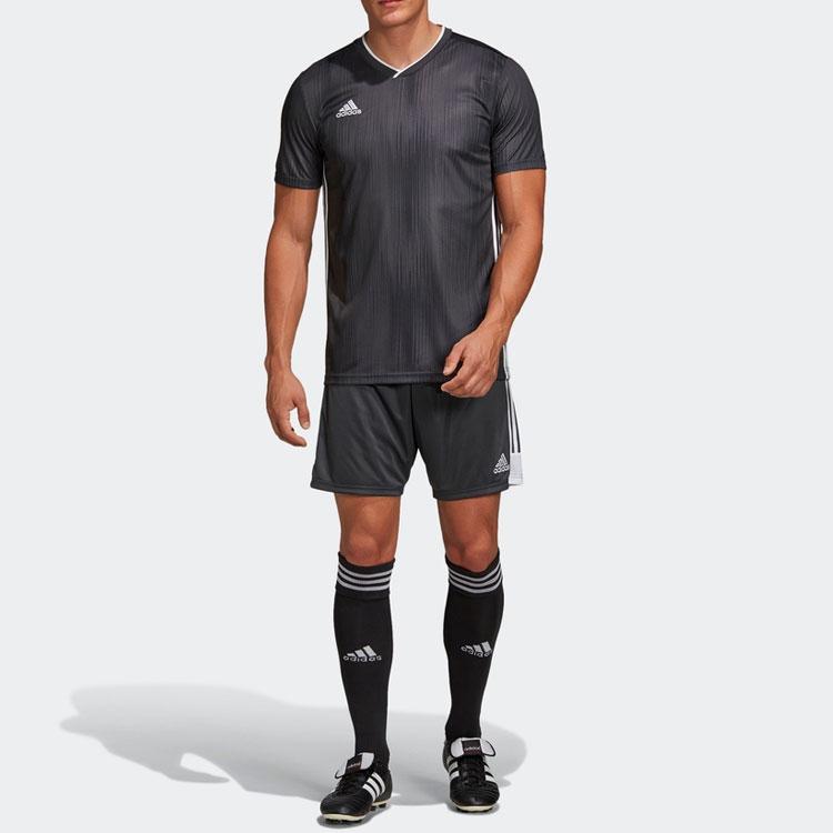 adidas Мужские Футбольные Майки Черные Средней Посадки Прямой Крой DP3534