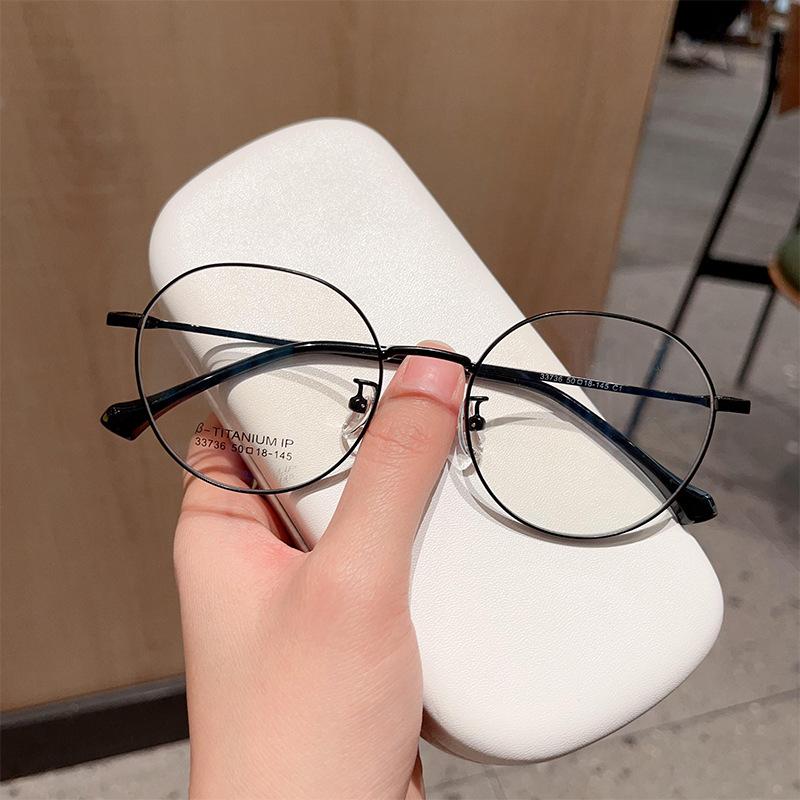 Сверхлегкие простые металлические многоугольные очки Yan WeNY в ретро-оправе, модные мужские и женские очки, которые могут быть оснащены очками для близорукости.