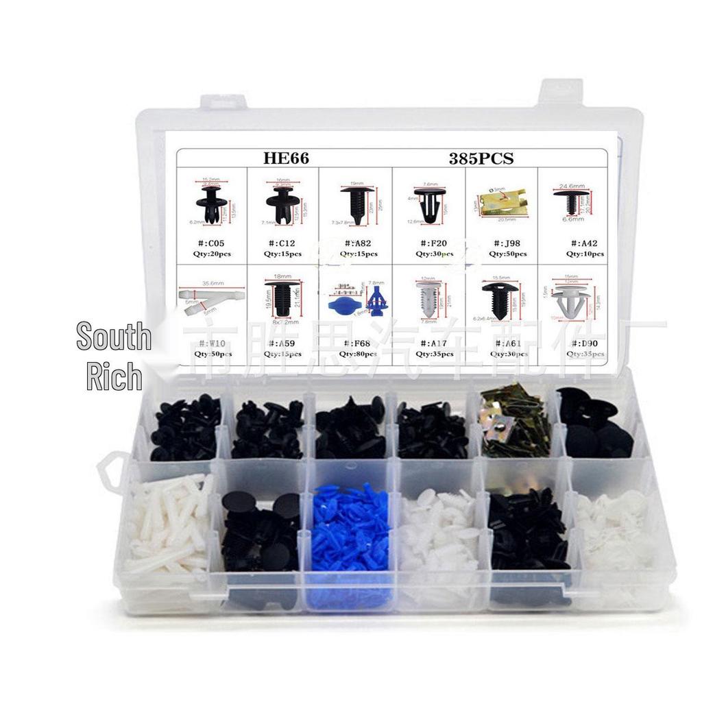 165PCS Snap-in Fasteners for Toyota, Honda, Ford, Buick Truck Trim Panel Clips