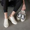 Корейская версия парусиновых туфель, мужская летняя новая универсальная студенческая дышащая обувь на толстой подошве, повседневная трендовая мужская обувь 2422