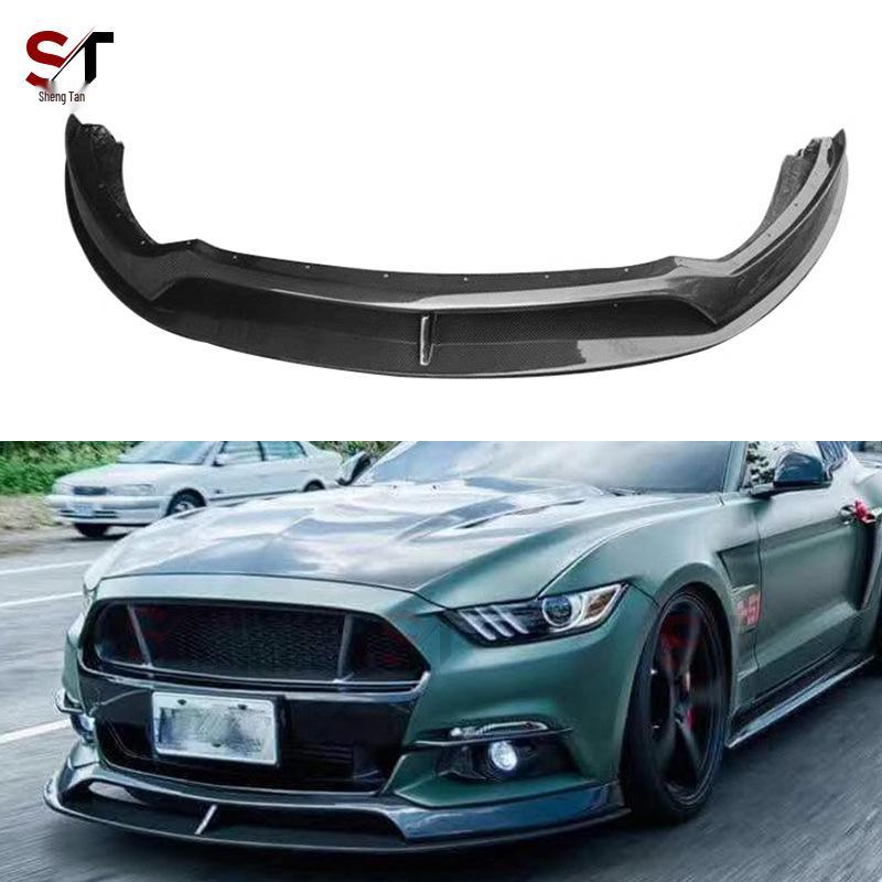 Комплект переднего спойлера-губы в стиле AC из углеродного волокна для Ford Mustang