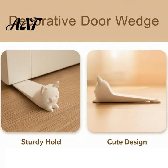 Decorative Door Wedge 3D Printed Lying Cat Doorstop, Kitten Stopper Wedge, Durable Anti-slip Floor Carpet Doorstop for Home Living Room Bedroom