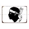 Flag Of Corsica Metal Plaque Create Sign Designer Designing Retro Tin Sign Poster