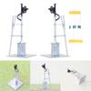 1 x HO Scale Модель железной дороги Двухсветный прожектор Сигнальный шкаф из тонкого металла #05