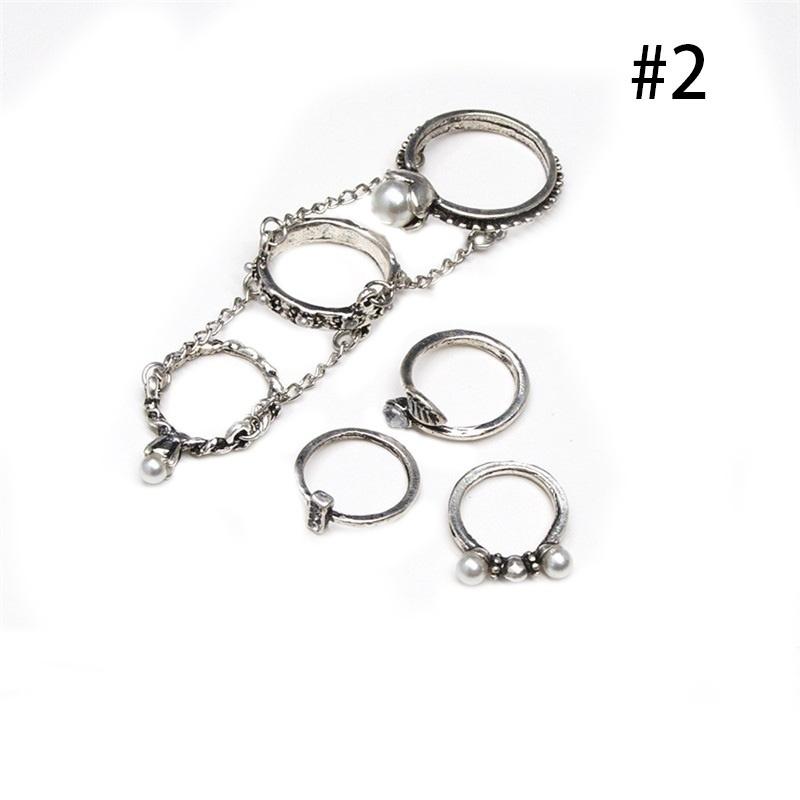 Новейший модный комплект колец с подвесками из хрусталя и акрила, горячая распродажа, позолоченное серебро, винтаж