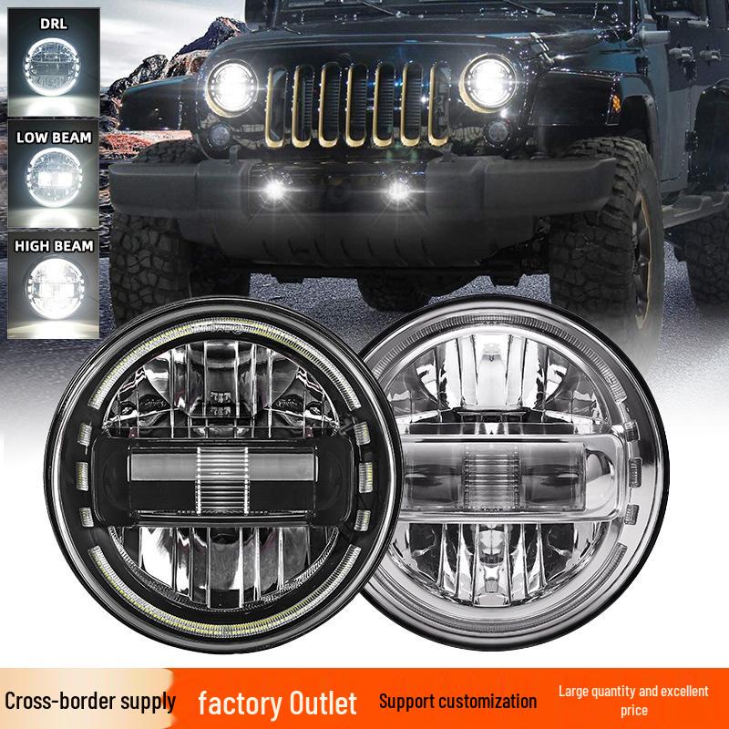 7-дюймовая светодиодная передняя фара King Kong для Jeep Wrangler JK