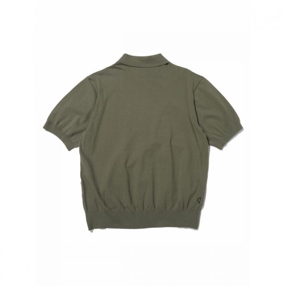 Eider Мужской свитер цвета морской волны с коротким рукавом Dmm23264k6