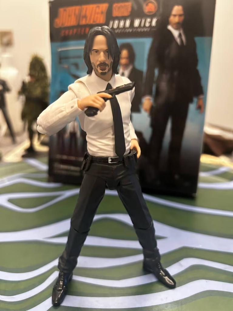 Горячая фигурка Джона Уика Фигурка Джона Уика Глава 4 Mafex 212 Ko Статуэтка Коллекция Пользовательская Модель Кукла Подарок на День Рождения