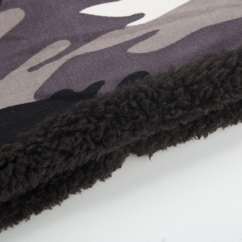 1шт теплая бархатная шапка шапка камуфляжная плюшевая стильная толстая модная зимняя