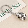 Jewelry Bag Pendant Car Keyrings Brain Key Holder Bag Hanger Human Cerebrum Keyring 3D Keychain