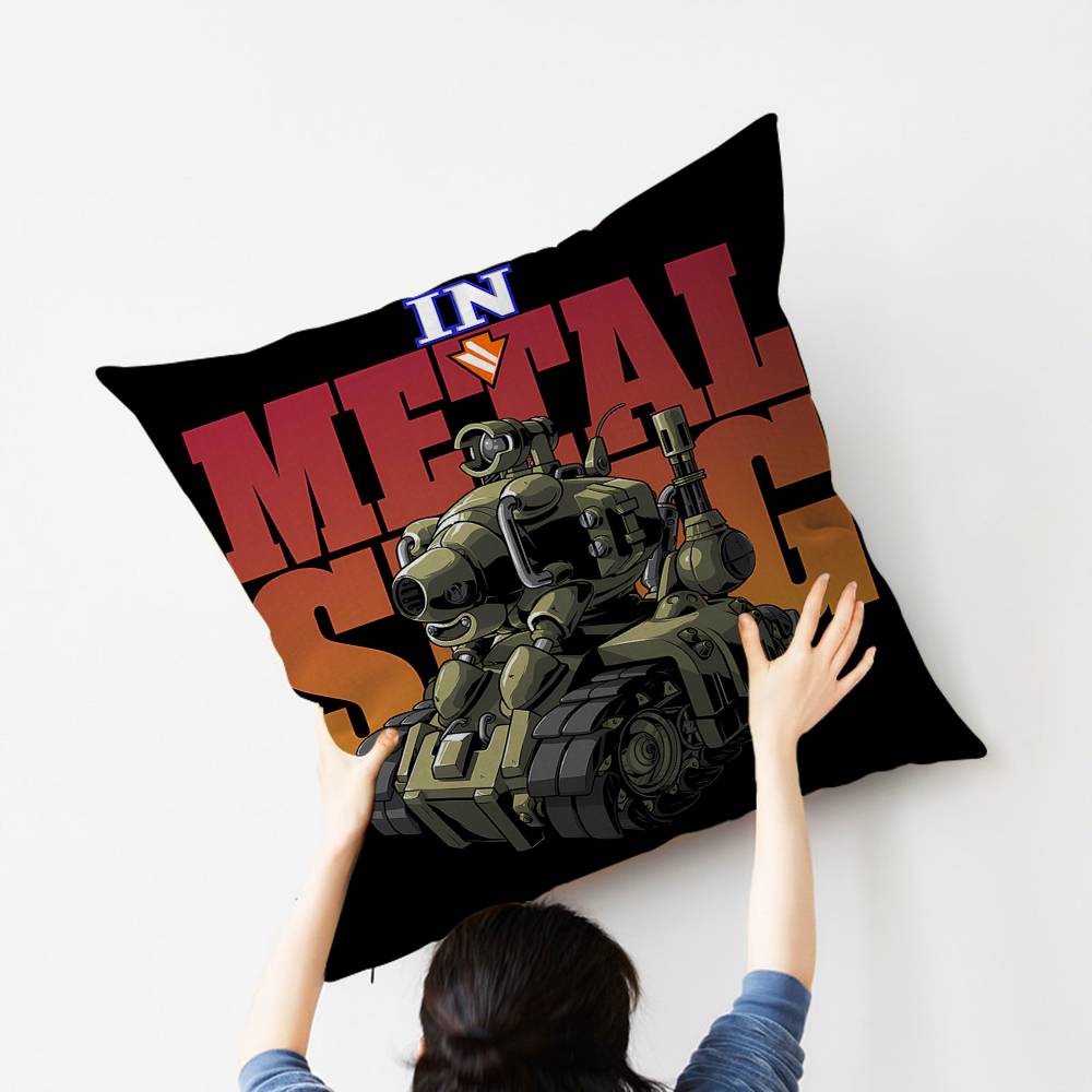 Игровой Metal Slug Наволочка Полиэстер Подушки для дивана Декоративные подушки Декор для дома Наволочка