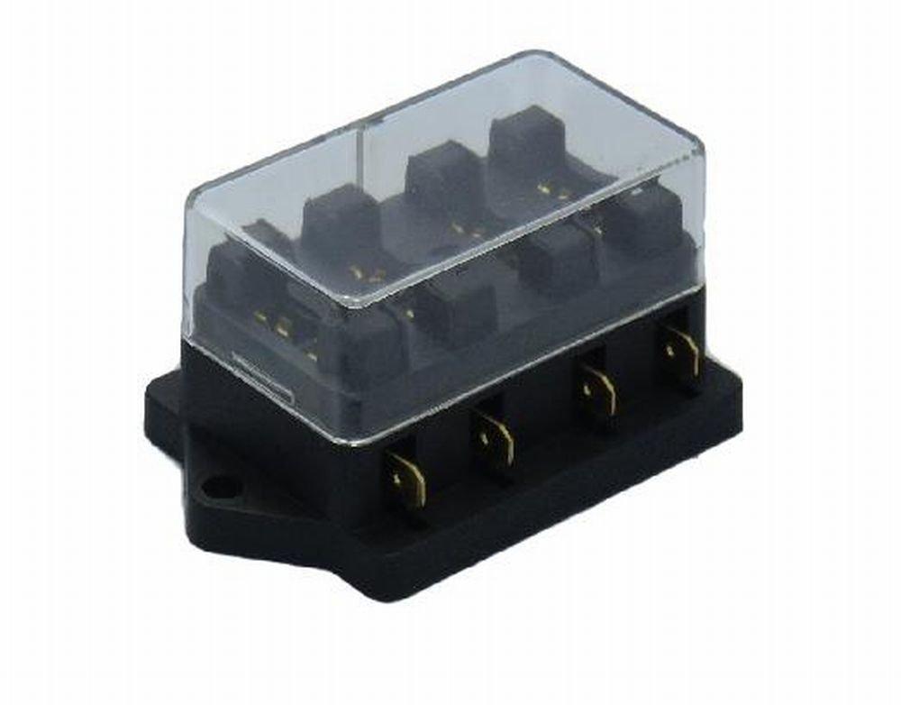 M3 Universal 4 Three Fuse Box Holder with Clear Cover