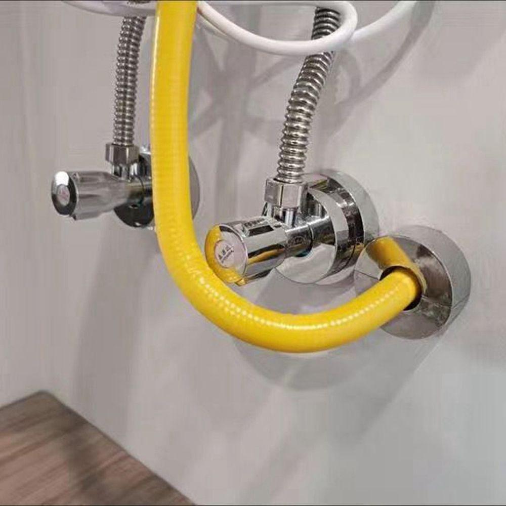 Plated Retractable Magnetic Decorative Cover Telescopic Faucet Wall Faucet Hole Cover Decor Cap