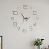 Luminous Wall Clock Silent Movement Easy-to-read Simple Installation Decorative DIY Wall Clock for Living Room Bedroom