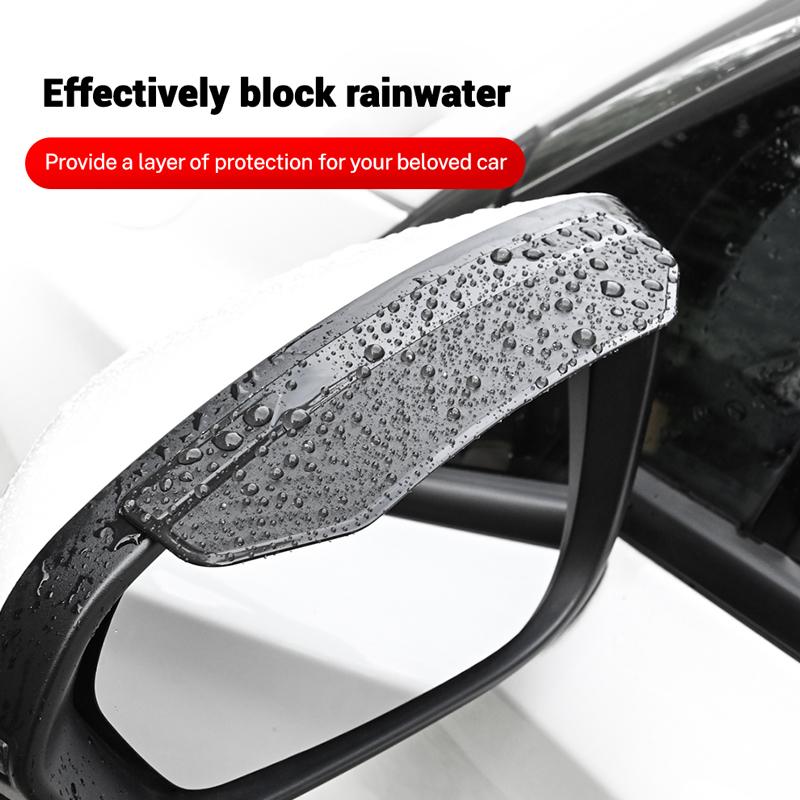 2Pcs Carbon Fibre Car Rearview Mirror Rain Eyebrow Stickers For Opel Astra G H J F K Vectra C D Zafira B Antara Corsa Mokka