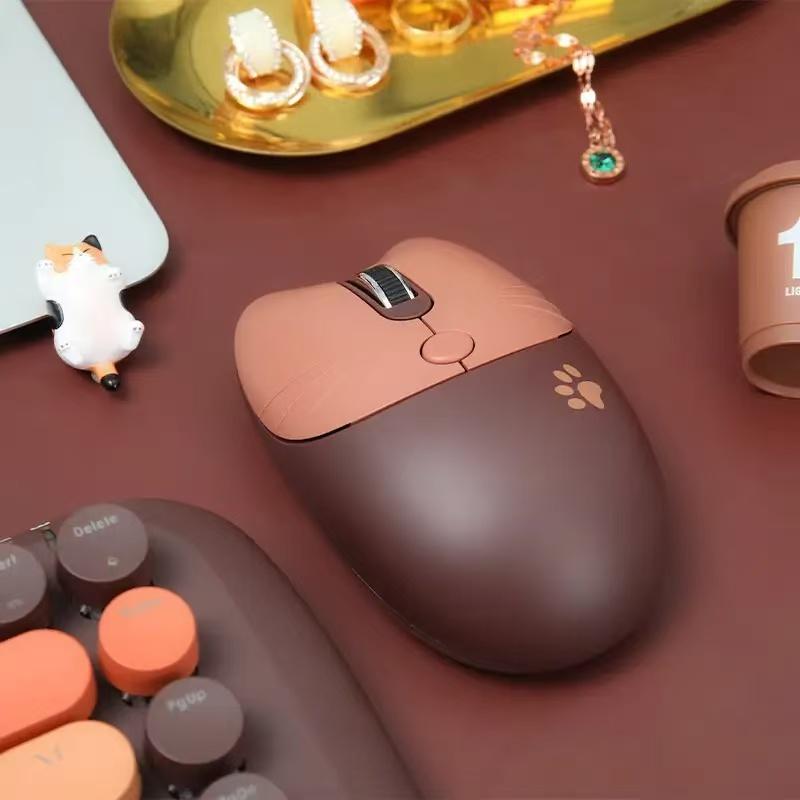 Mofii 2.4G Wireless Silent Mouse In the Shape of a Cat: A Portable Mouse for Both Left and Right Hands
