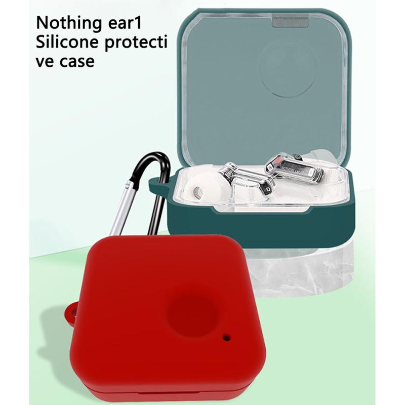 Силиконовый чехол, совместимый с ушами For Nothing Ear(1) Защитные наушники True Wireless Bluetooth-совместимые