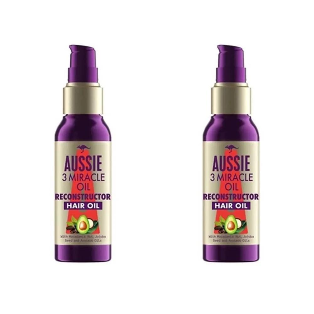 Aussie 3 Miracle Hair Oil Treatment 100ml 2-Pack Aussie 3 Miracle Hair Oil Lightweight Treatment 100ml