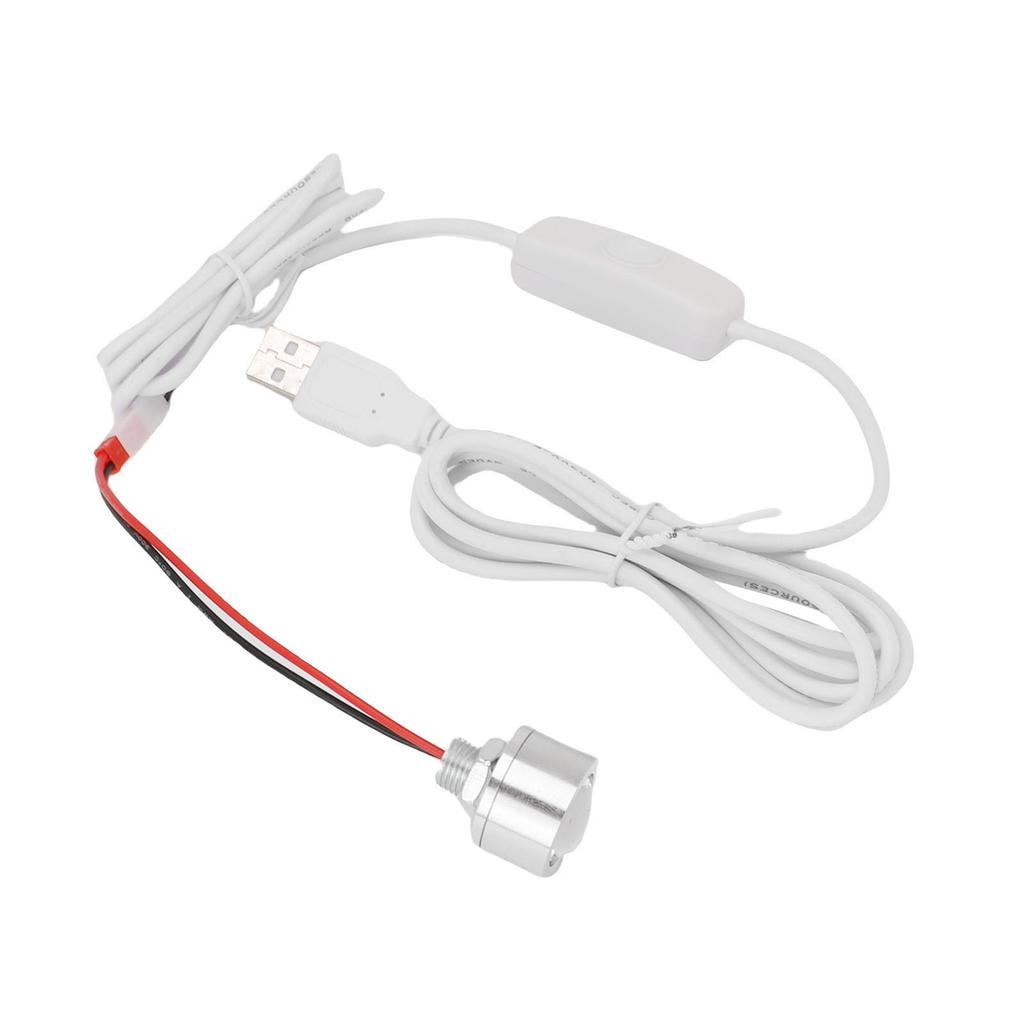 Светодиодный прожектор с бесступенчатой регулировкой яркости, USB-прожектор, 80 лм, 4000 К, 1 Вт для настенного искусства, витрины ювелирных изделий, шкафа, прихожей