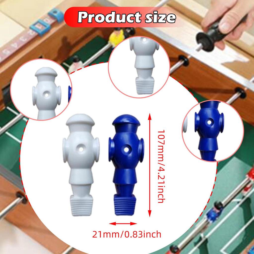 26 Count Table Soccer Player Figures for Foosball Game Parts