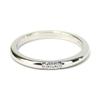 Used TIFFANY&Co. Ring Classic band EU#50 Pt950Platinum 3.6g Platinum 3PD