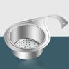 Stainless Steel Sink Drain Basket Kitchen Basin Organizer Filter Storage Shelf