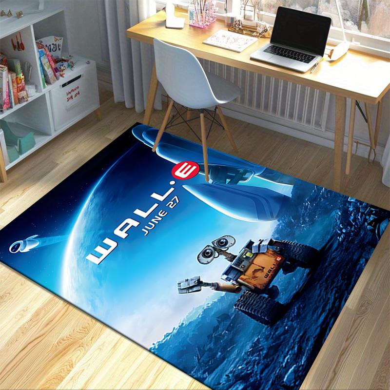 Walle'S Journey Earth Carpet For Playroom Bedroom Living Room Sofa Home Decorkids Game Area Rug Nonslip Floor Mat