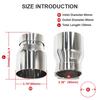 2pcs/lot Exhaust Tip For BMW F22 F23 M235i M240i F20 F21 M135i M140i F30 F31 M335i M340i F32 F33 F36 M435i M440i ID60mm Muffler