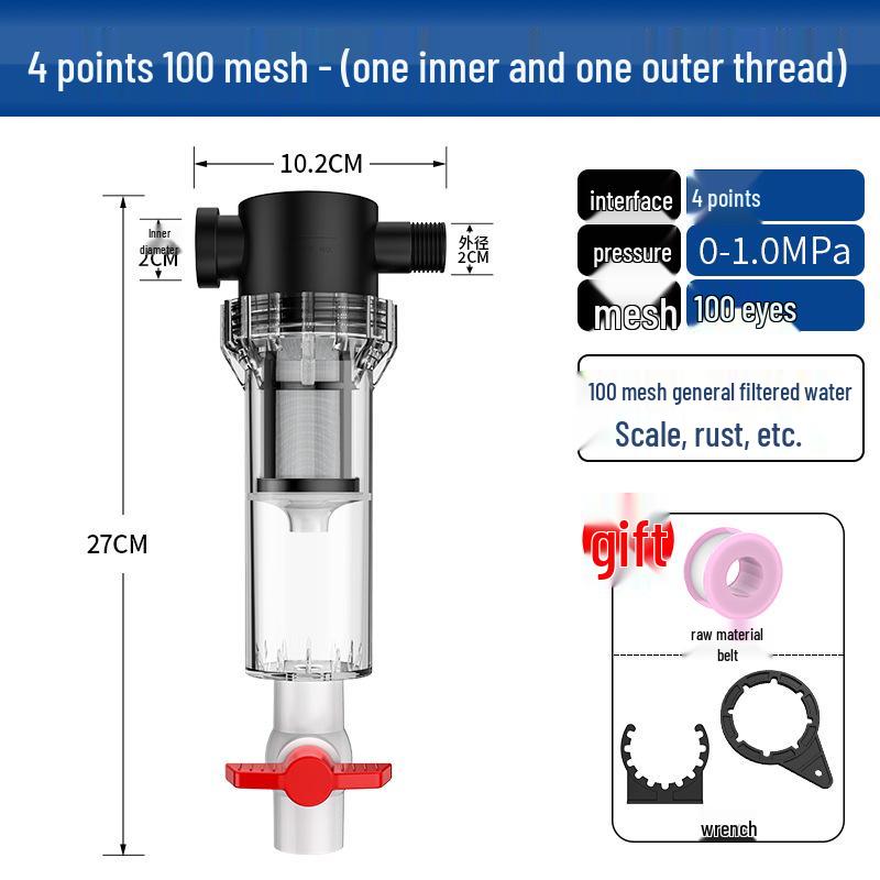 Large Capacity Fish Tank Pre-Filter and Waste Separator Pipeline