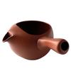 Tokoname Ware Lidless for Green Tea and Cold Made In Japan Teapot, Cha-Miru, Tea, (Red Clay, 400ml)