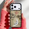 Японские журавли Арт Чехол для телефона для iPhone 17 16 15 14 13 Pro Max Задняя крышка для 12 11 Pro Coque