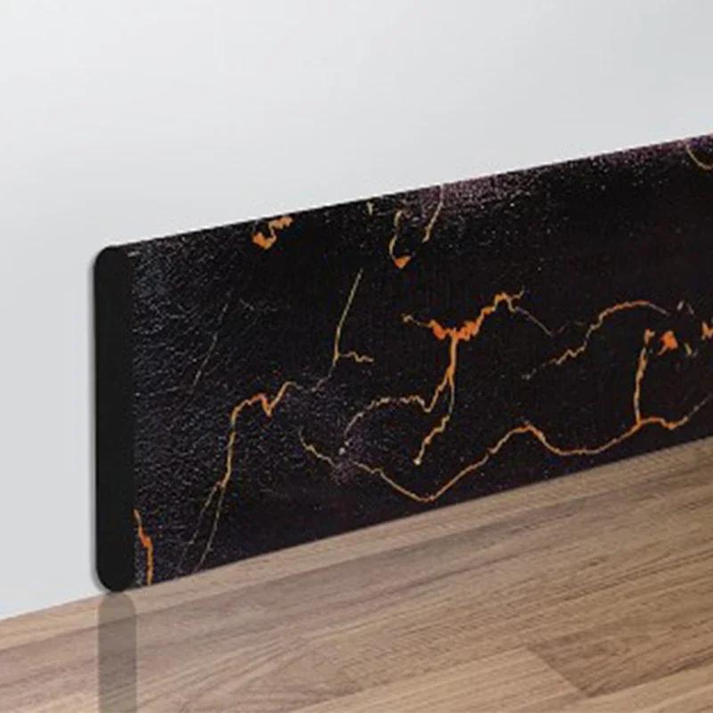 Горячий 2M Водонепроницаемый корпус Самоклеящаяся плинтусная линия 3D Наклейка на стену Утолщенная Противоударная Декорация Линия для детского уголка