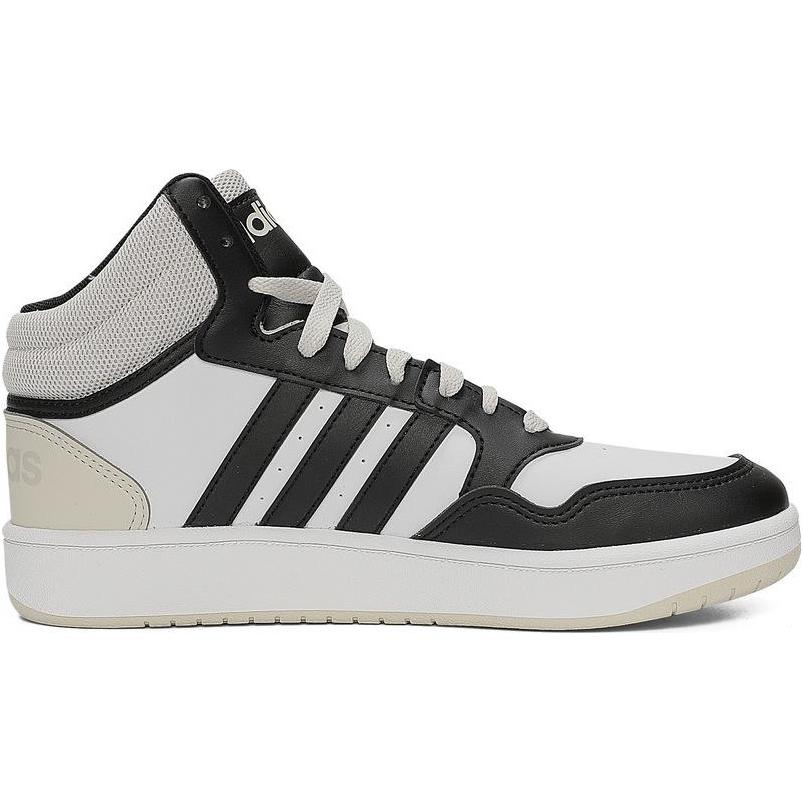 Adidas Hoops Mid K Orbit Grey Black White Kids Sneakers Core-Black Cloud-White IH7893
