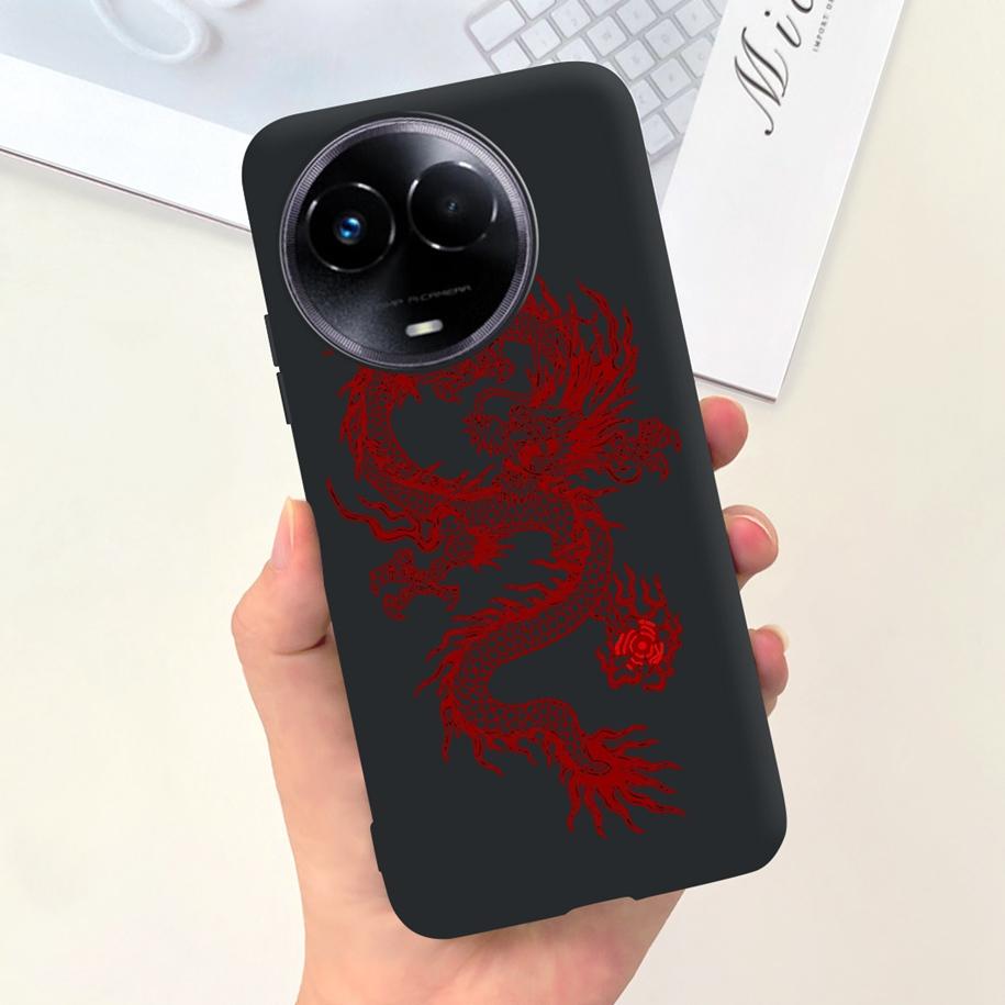 Ударопрочный Чехол Для Realme 11 5G / Realme 11X Чехол На Телефон Модный Девушки Мягкий Силикон Funda Для Realme11 11 X 2023 RMX3785 Coque